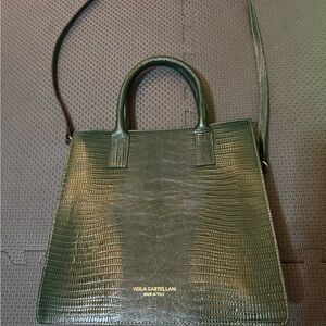 Viola Castellani Forest Green Tote Bag